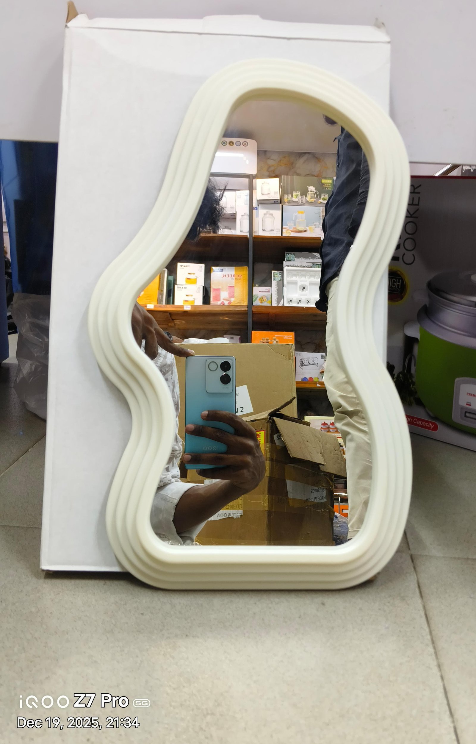 Cloud Shape Mirror 48 x 18cm