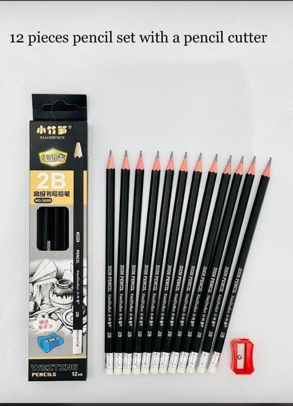 Xiaozhusun No. 3009 2B Writing Pencils Set.
