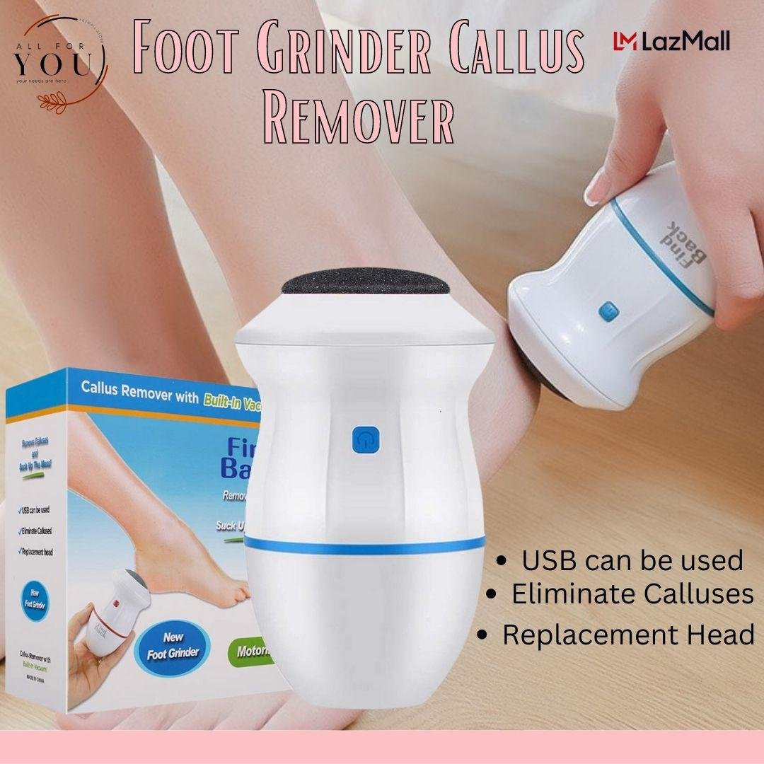 Electric Foot Callus Remover with Built-In Vacuum