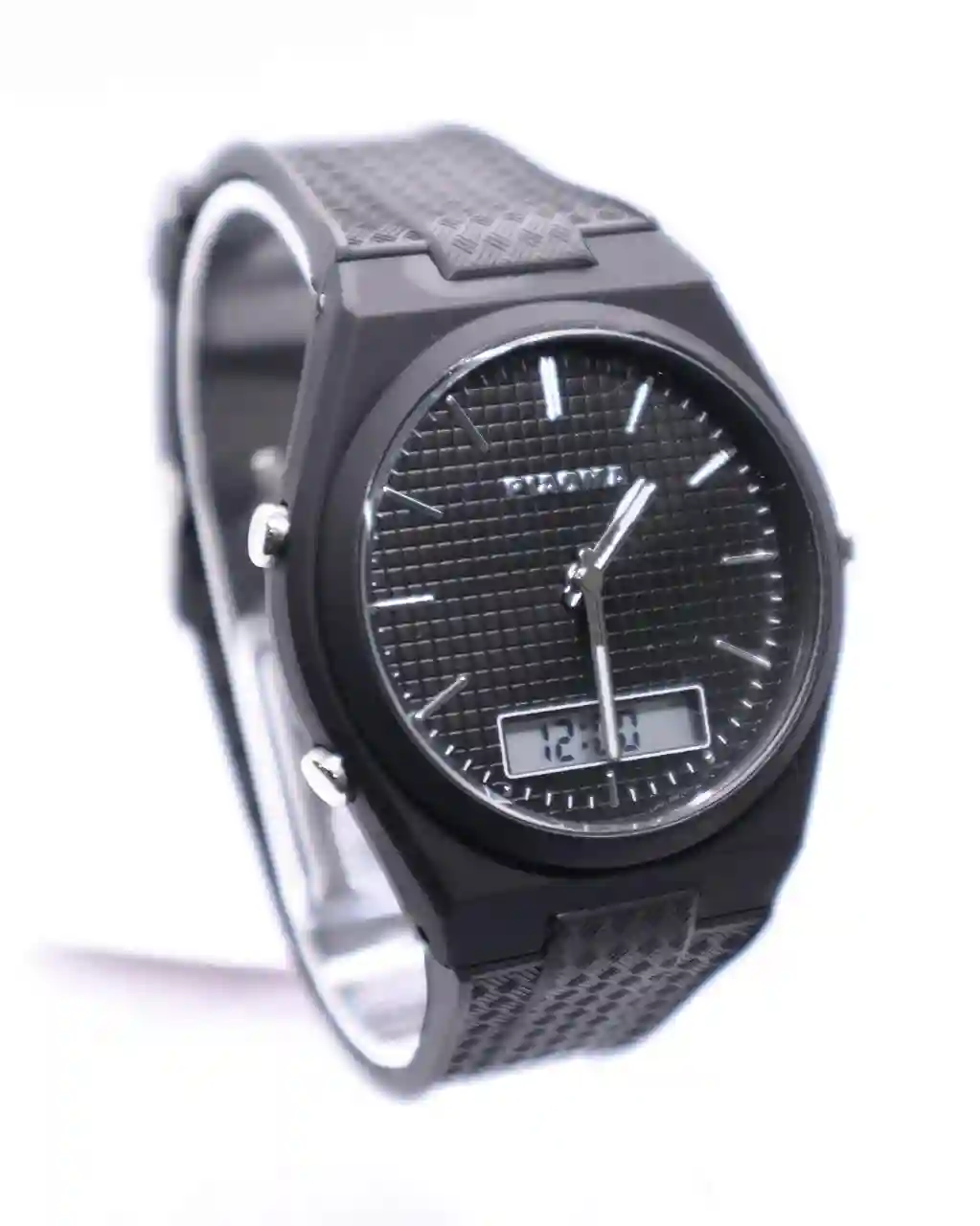 PIAOMA DUAL TIME RUBBER STRAP SPORT WATCHES