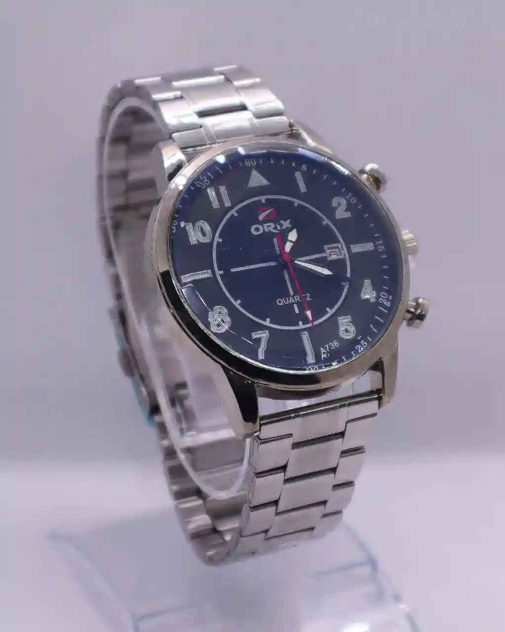 ORIX BRAND STEEL WATCHES WITH DATE FOR MEN