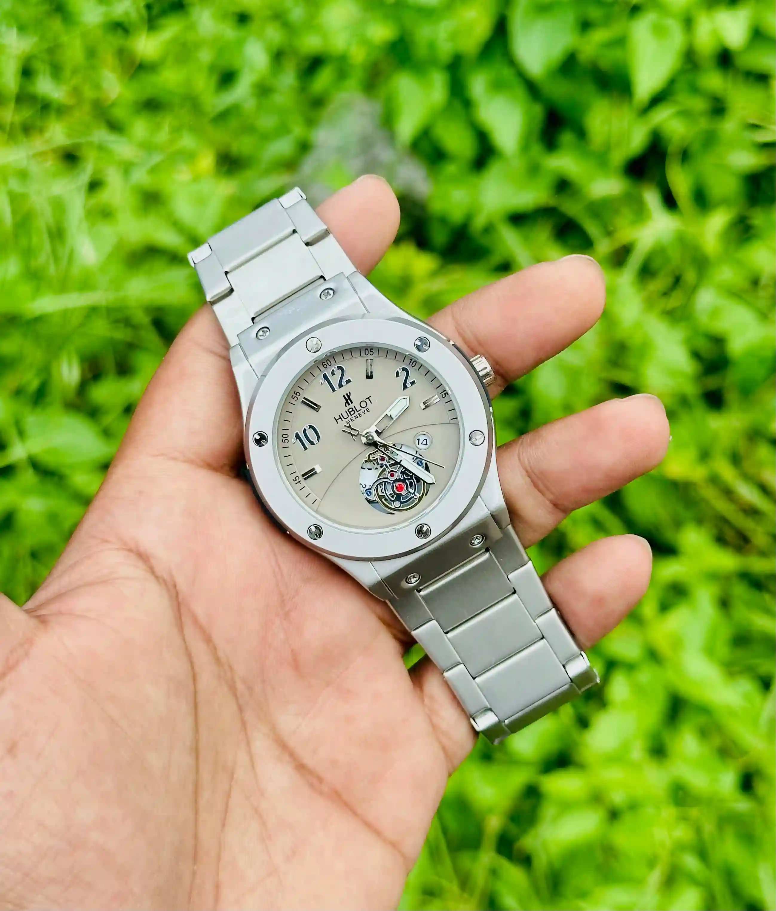 HUBLOT NEW FASHIONABLE STAINLESS STEEL DATE WATCHES FOR MEN