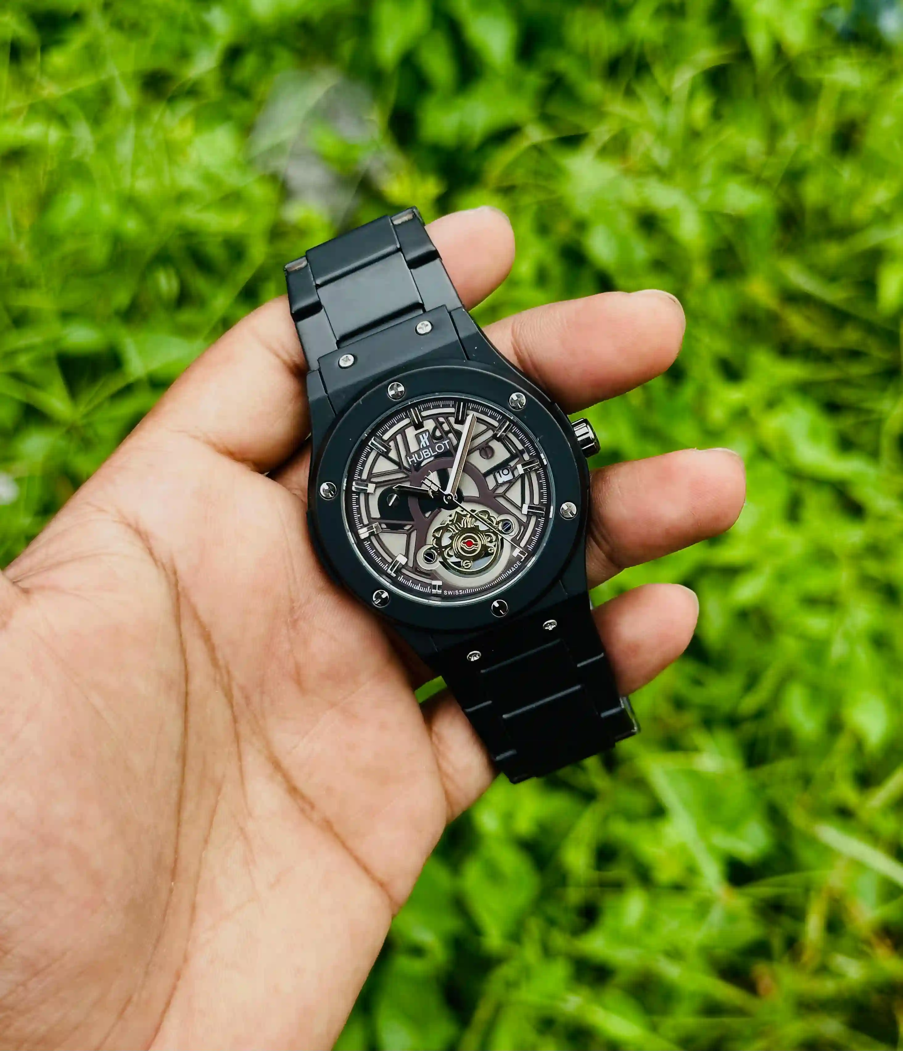 HUBLOT NEW FASHIONABLE STAINLESS STEEL DATE WATCHES FOR MEN