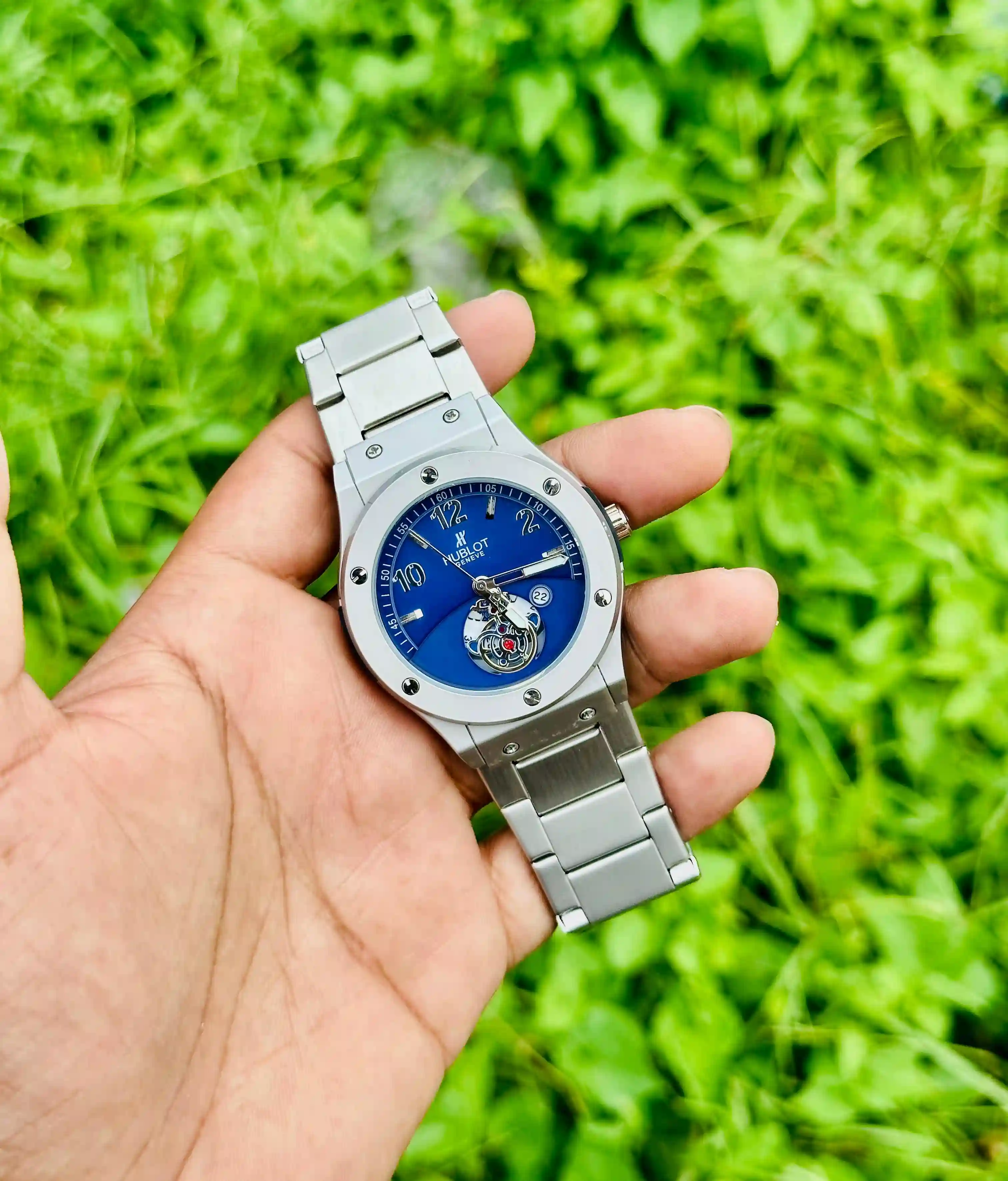 HUBLOT NEW FASHIONABLE STAINLESS STEEL DATE WATCHES FOR MEN