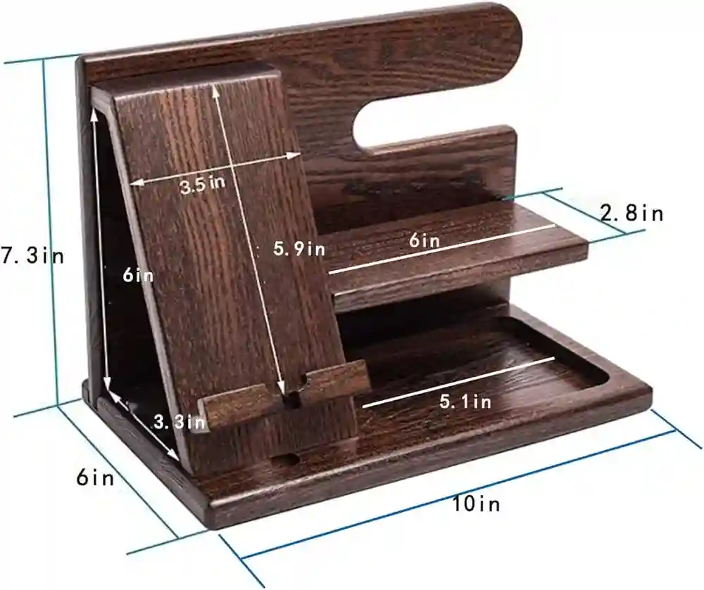 Wooden Multifunctional Accessories Holder