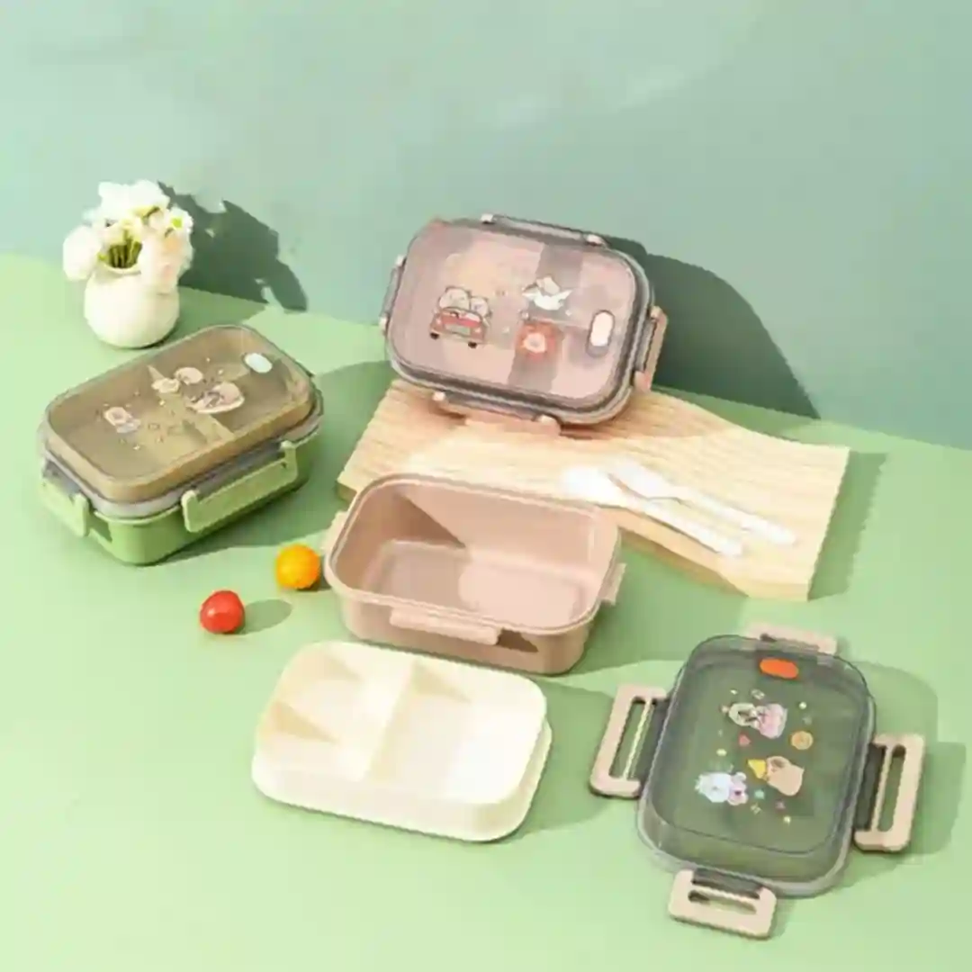 278-26 STEEL LUNCH BOX GOOD LUCK