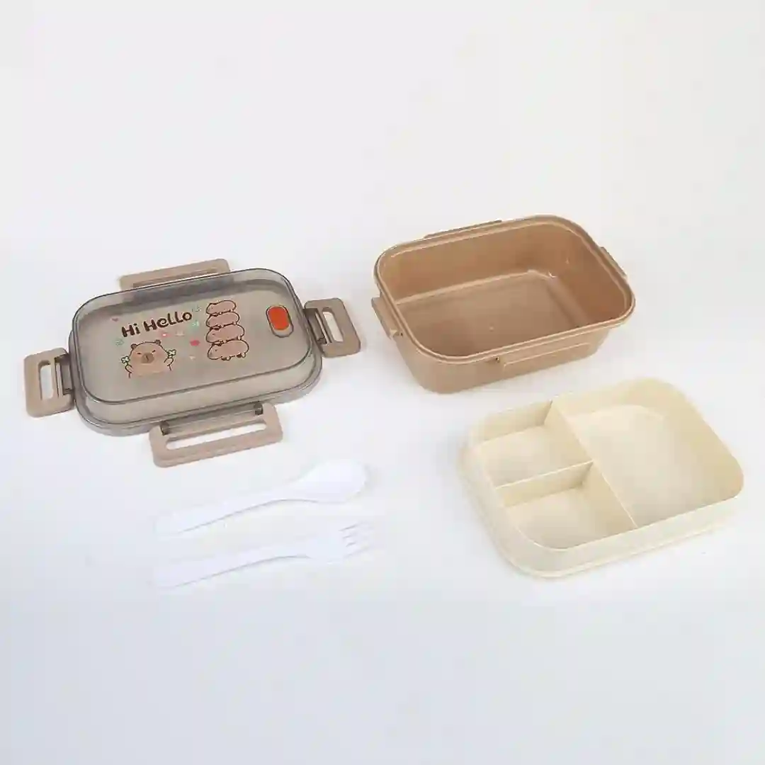 278-26 STEEL LUNCH BOX GOOD LUCK