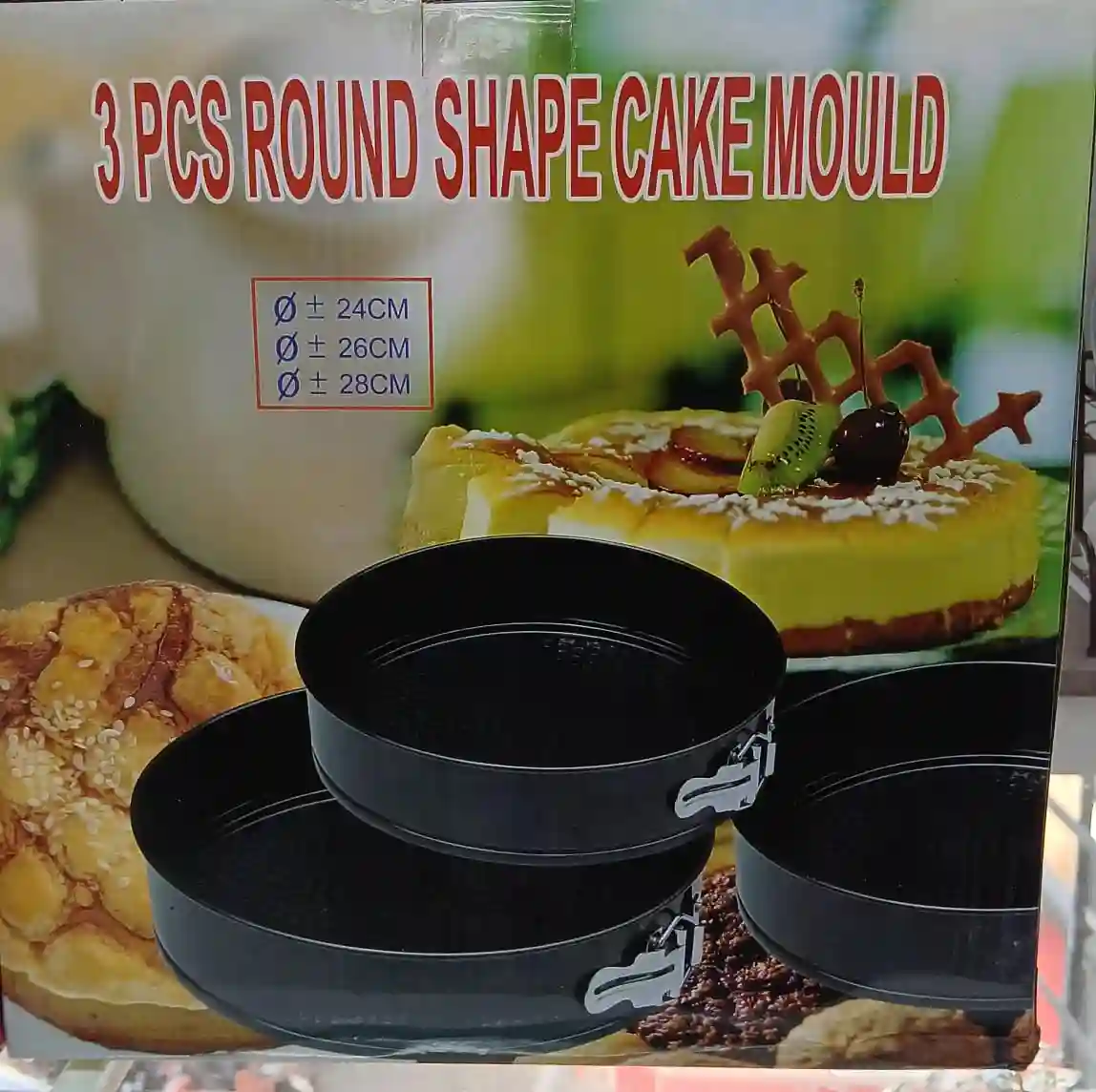 ROUND CAKE MOULD 24,26,28cm