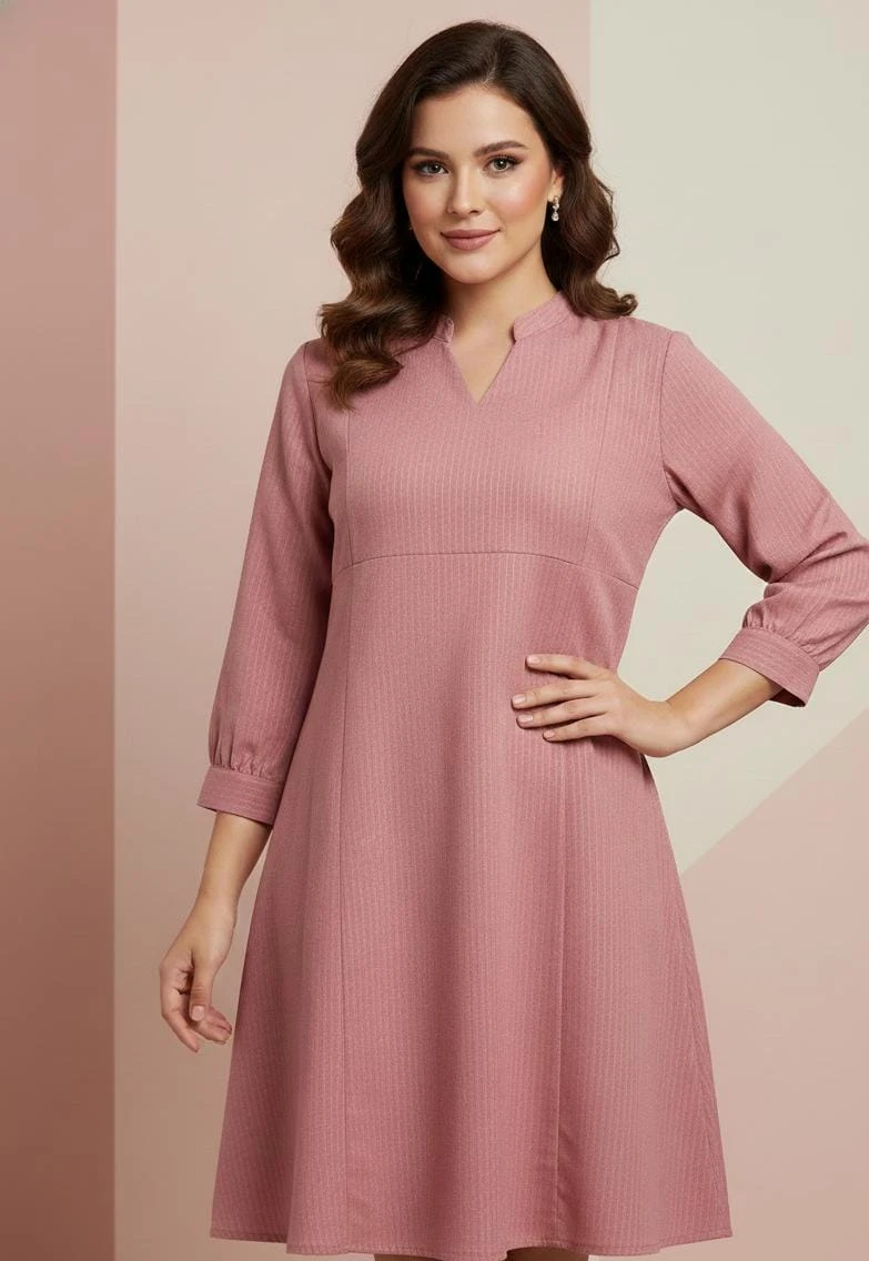 A LINE MID LENGTH DRESS
