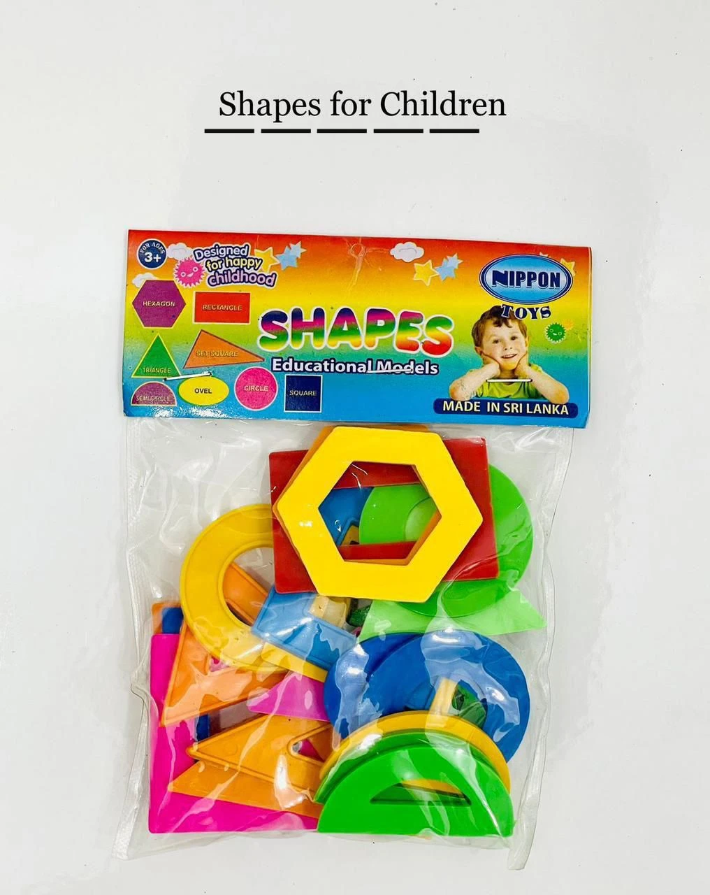 Nippons "Shapes for Children" Educational Models Toy Set