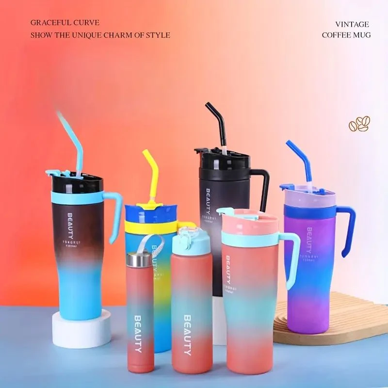 3-Piece Gradient Color Water Bottle Set
