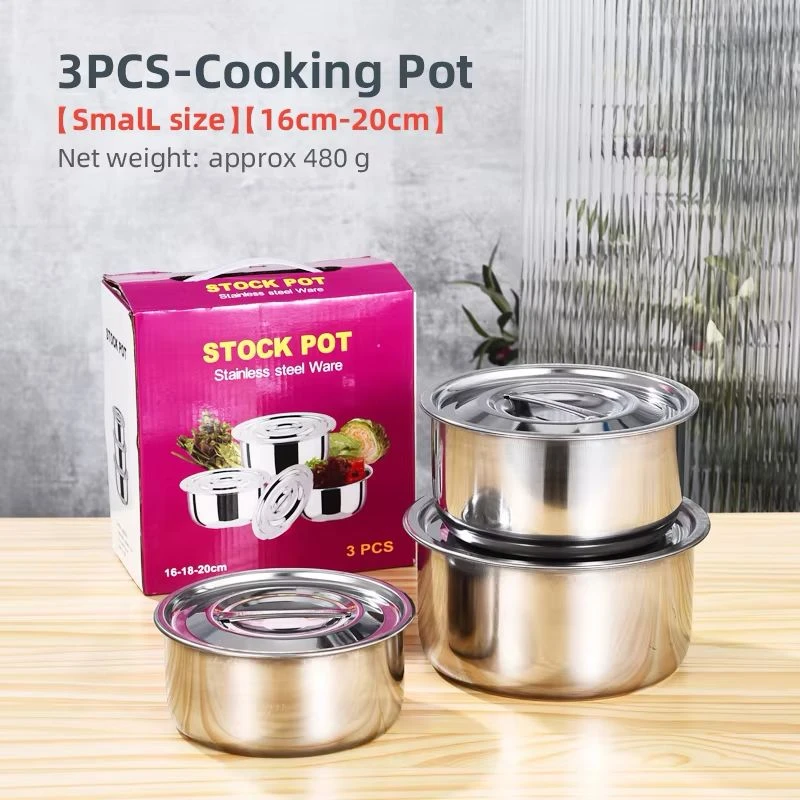 3PCS-Cooking Pot" set 