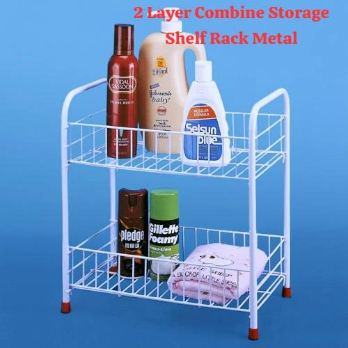 2 Tier Metal Storage Shelf