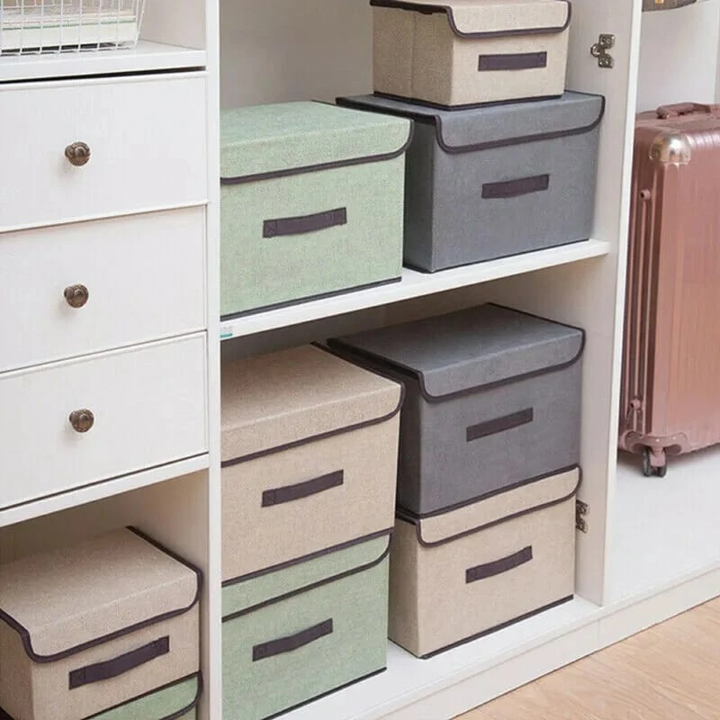 2pcs Foldable Cloth Storage Box