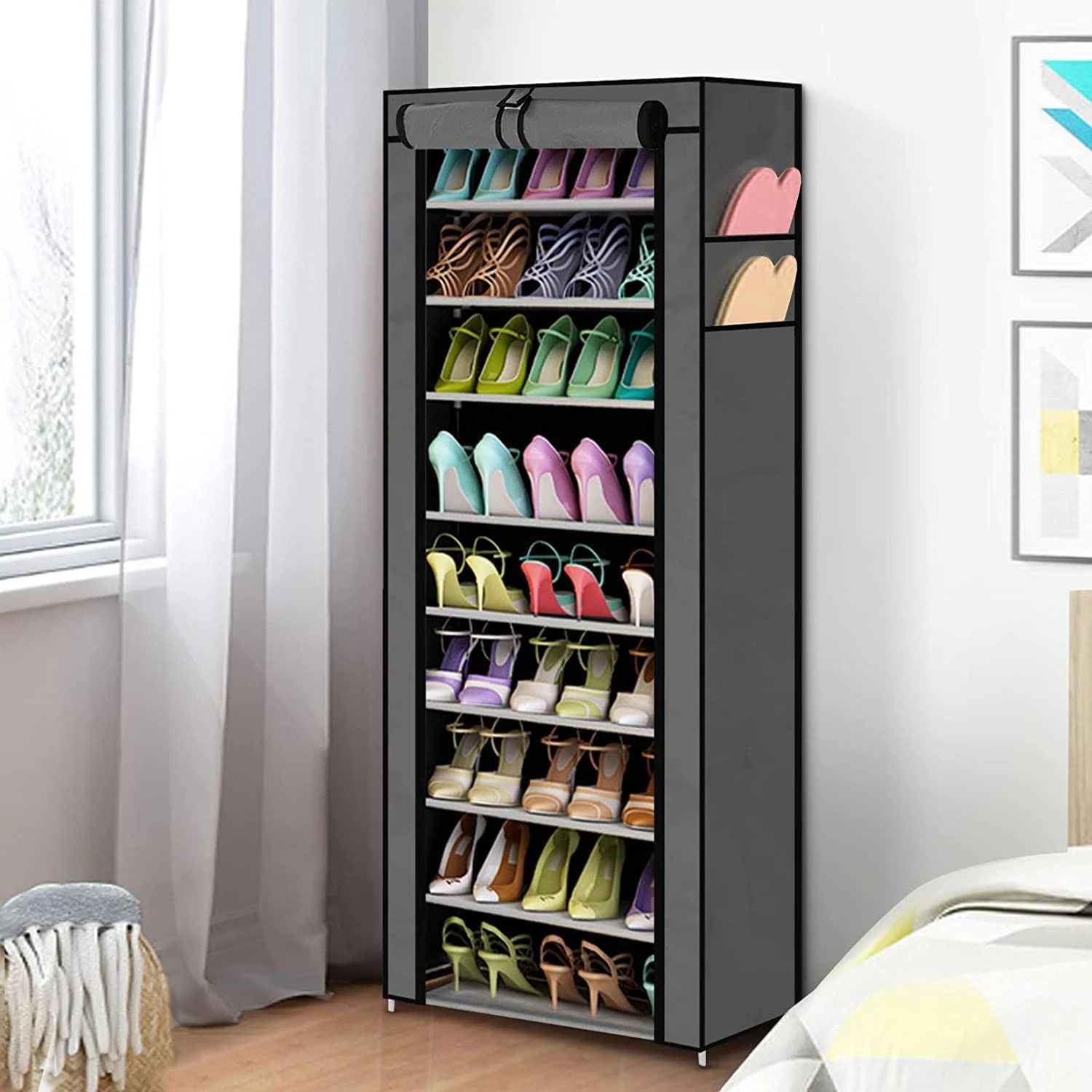 10-layer shoe wardrobe