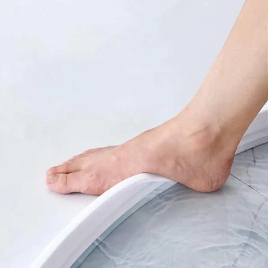 1Meter Bathroom Water Stopper Silicone Retaining Strip Water Shower Dam Flood Barrier Dry and Wet Separation Blocker
