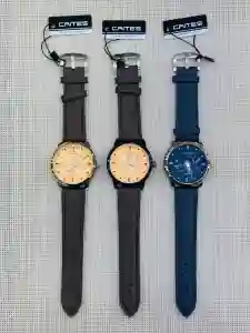 Leather watch Gents