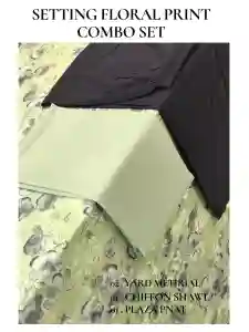 SETTING FLORAL PRINT COMBO SET