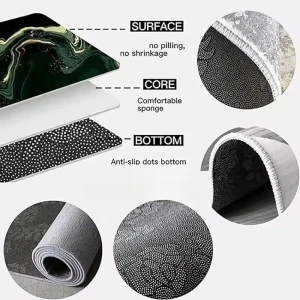 2 in 1 Granite Design Kitchen Floor Carpet