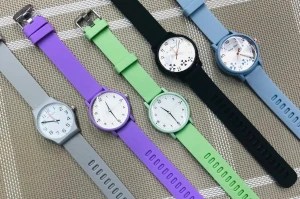Ladies Rubber Belt Watch