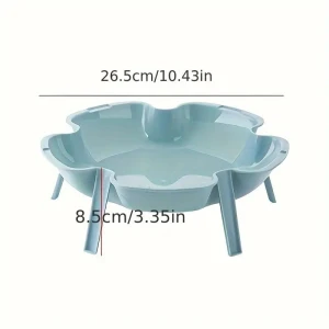 Creative Stackable Flower Plate, Dish Dessert Plate 